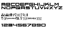 Nu School Militia 另類字體
