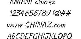 AMANI 英文字體下載