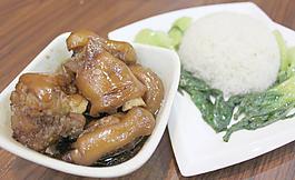 豬手飯?zhí)撞蛨D片