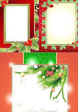 節(jié)日相框賀卡矢量圖下載