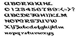 ABORIGIANL 英文字體下載