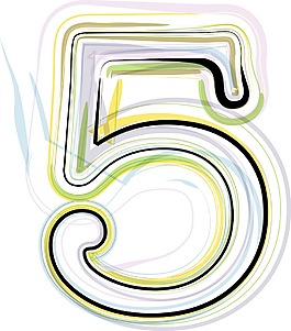 有機字體插圖5號