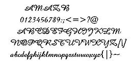 AMAZB 英文字體下載