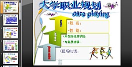 大學職業規劃PPT模板