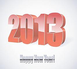 2013藝術(shù)字背景矢量素材3