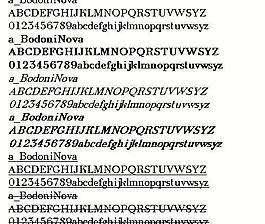 a_BodoniNova 英文字體下載