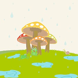 摘要雨季背景
