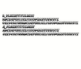 a_PlakatTitulB&W 英文字體下載