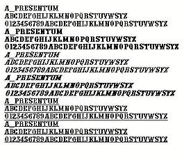a_Presentum 英文字體下載