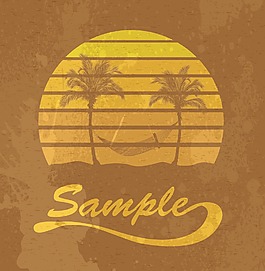 夏天的插畫矢量垃圾