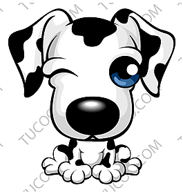 斑点狗 卡通图