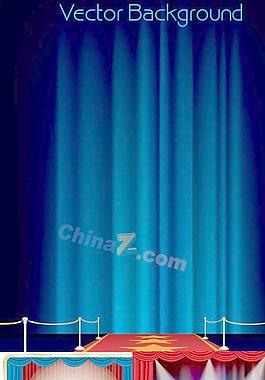 炫彩舞台效果矢量素材