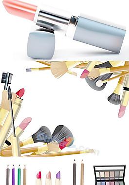 女性化妝品矢量素材下載