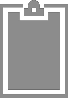 剪贴板字形图标