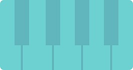 時(shí)髦的鋼琴圖標(biāo)