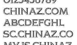 BRUCE 英文字體下載
