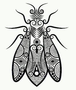 動物花紋矢量素材5