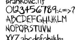 brankovic 英文字體下載