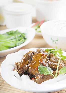 豆豉排骨飯圖片