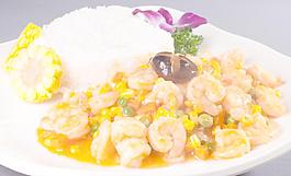 鮑汁蝦仁飯圖片