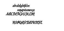 Bilitis 英文字體下載