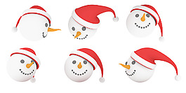 雪人的臉