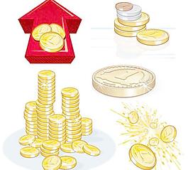 金幣圖片矢量素材1