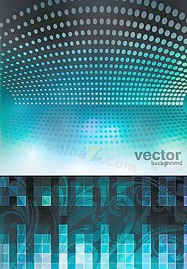 科技光芒背景矢量素材