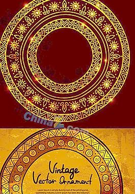 中國(guó)傳統(tǒng)花紋矢量素材