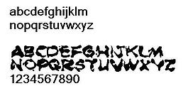 Burnedrubber 英文字體下載