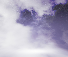 云天空背景的舞臺