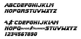 Bladerunner 英文字體下載