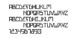 Bionictypebitmap 英文字體下載