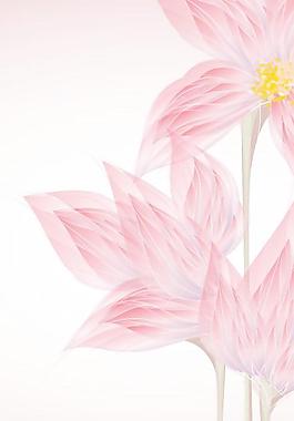 柔美花朵矢量素材2