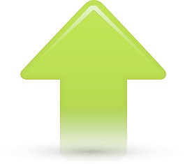 向上的箭頭圖標褪色Lite通信
