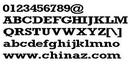 CRACK 英文字體下載