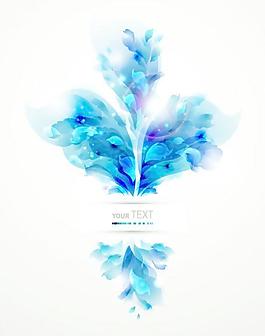 潮流炫彩花紋背景矢量素材4