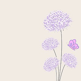美麗的花卉背景