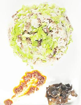 肉末炒飯圖片