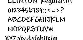 CLINTON 英文字体下载
