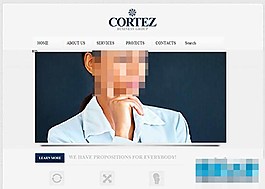 灰色紋理背景CSS3寬屏商務(wù)企業(yè)模板