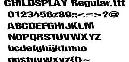 CHILDSPLAY 英文字體下載