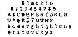 Blackink 另類字體