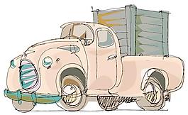 卡通汽車矢量素材2