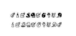 Birthdaydigits 另類字體