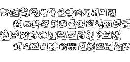 Squareheads 另類字體
