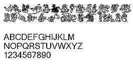 Evsdragons 另類字體