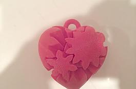 解放军引脚工作微齿轮心的钥匙链
