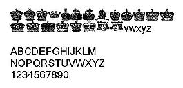 Crownsandcoronets 另類(lèi)字體