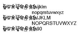 Kreightsantas 另類字體